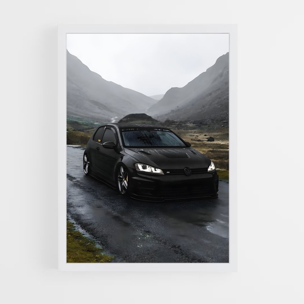 Poster Noir et Humide – affiche Volkswagen (vue 3)